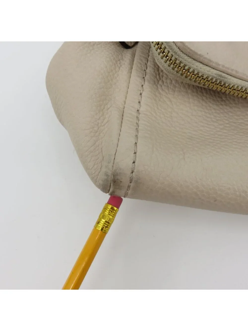 Kate Spade Cobble Hill Small Toddy Crossbody Handbag Purse Beige Pebbled Leather
